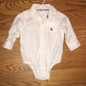 Baby GAP 6-12M white collard shirt.